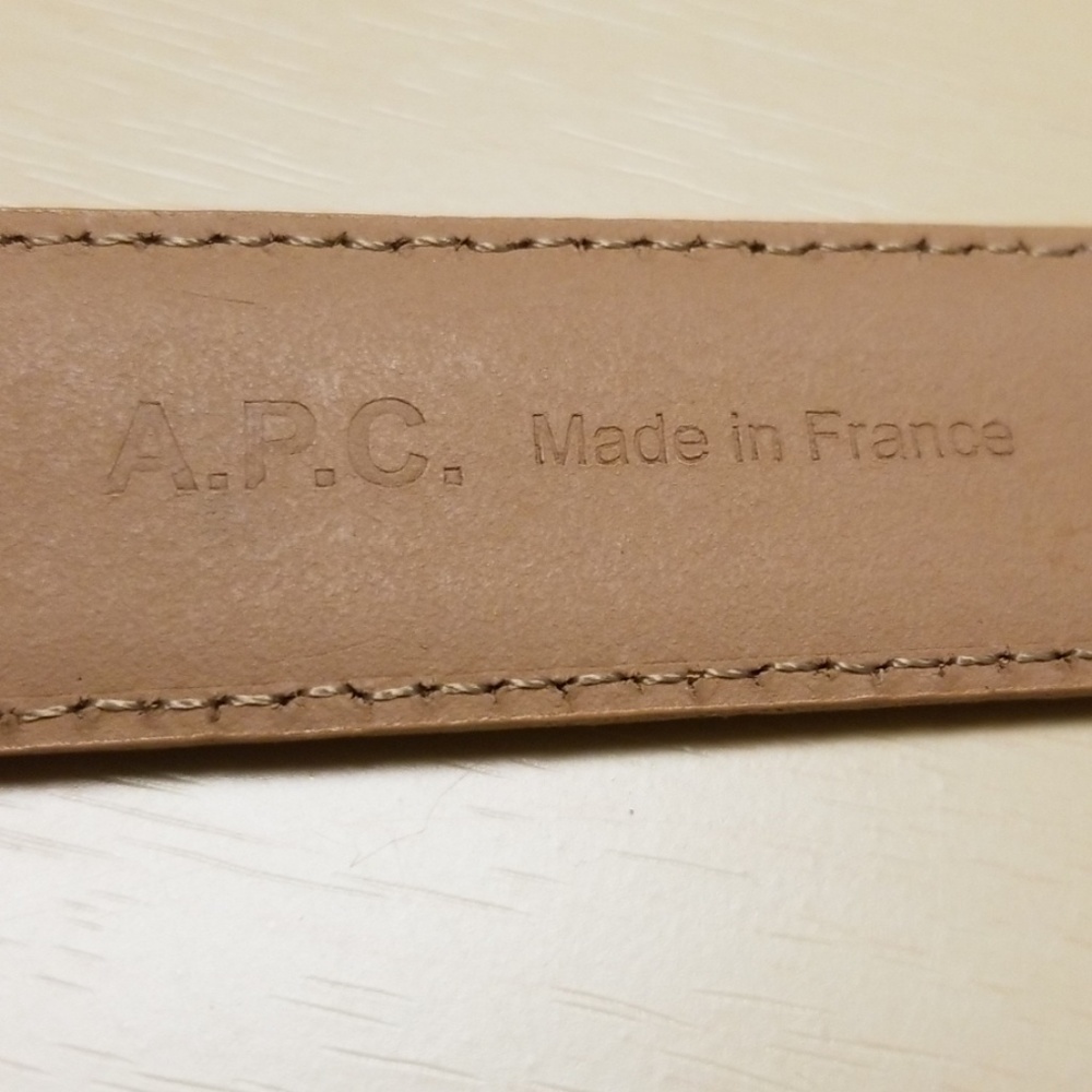 APC Belt Leather Tan - Picture 5 of 8